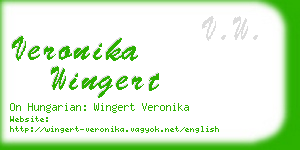 veronika wingert business card